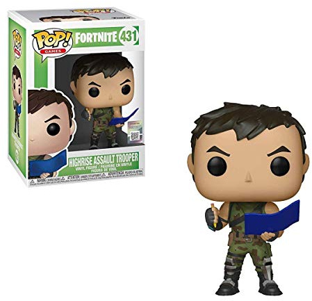 Funko 34465 Fortnite: High Rise Assault Trooper POP Vinylfigur, Mehrfarbig, Standard