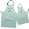 Hillhome,Set di 2 grembiuli in cotone e lino per bambini e genitori, regolabili con tasche, ottimo regalo per adulti e bambini, per cucinare, cuocere, giardinaggio, mamma e me adult kid Lyndee