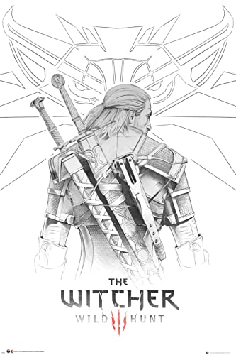 Poster The Witcher 3 - Wild Hunt - Geralt Sketch