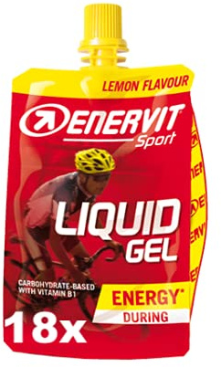 Enervit Sport Liquid Gel Gusto Limone 18 cheerpacks da 60ml