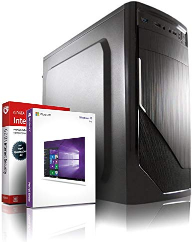 AMD Quad-Core 3.80 GHz Business Office Multimedia Computer | Athlon X4 950 4x3.80 GHz | 16GB DDR4 | 256GB SSD | 250GB | DVD±RW | USB 3 | Windows 11 | WLAN | MS Office #6769