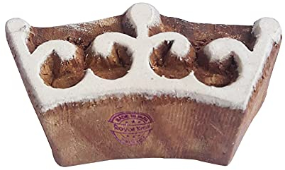 Royal Kraft Krone Hölzern druck Blöcke stempel - DIY Henna Stoff Textil papier Ton Keramik Blöcke Druck stempel THZtag005