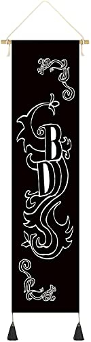 CosplayStudio Hochwertiges Tokyo Revengers Rollbild aus Stoff | Kakemono 130x33cm | Inkl. Haken | Gang Wappen Black Dragon