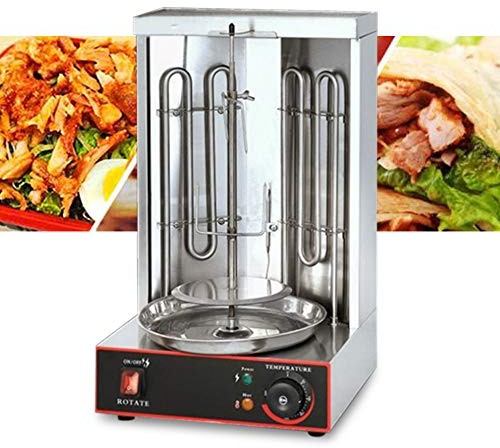 NeNchengLi Dönergrill Vertikalgrill Kebabgrill Kombigrill Döner Gastronomie 3000W BBQ Grill