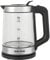 Salter EK5016 Glass Kettle – Easy Fill Lid, 360° Swivel Base, LED Blue Colour Light Indicator, Boil-Dry Sensor, Auto Shut-Off, Left and Right Handed, See Through Glass With Water Level, 2200 W, 1.7 L