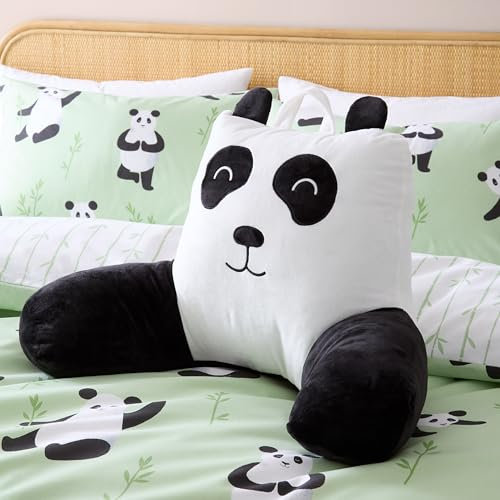 Catherine Lansfield Kids Perry Panda Cuddle Cushion Back Rest Pink