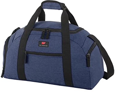 Von Cronshagen Reisetasche T1 RT34 | praktische Tasche mit großem Hauptfach | Reisetasche für Sport, Reise, Freizeit | Abnehmbarer Schulterriemen mit Polsterung (Blue 2-Tone, S - kleine Tasche)