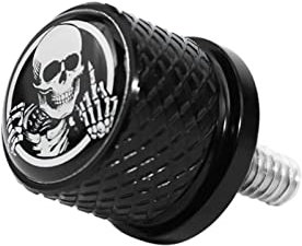 KBUYS Vite del bullone del Sedile in Acciaio Inossidabile Compatibile con Harley Davidson (Color : 4 Black)