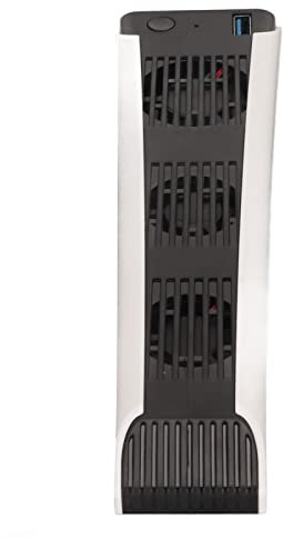Ventilador Enfriador Externo USB para Consola de Juegos PS5, 3 Ventiladores Impulsores Grandes Disipación de Calor Rápida, Sistema de Enfriamiento Eficiente de bajo Ruido
