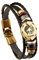 INMOFN Leather Bracelet for Men Women Libra Zodiac Constellation Braided Rope Bracelet Bangle Horoscope Sign Astrology Jewelry