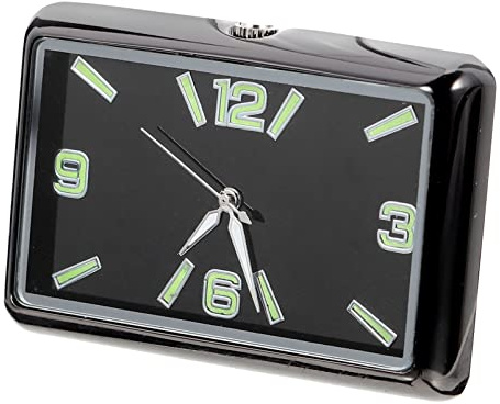 MILISTEN Auto Uhr Winzige Uhr Auto Armaturenbrett Zeit Borduhr Auto Digital Uhr Für Das Armaturenbrett Auto Digitales Dashboard Digitale Autoalarmanlage Lüftungsuhr Auto-stick Mini Quarz