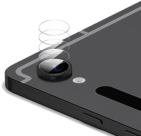 GIOPUEY [Ultra dünn 4 Stück Kameraschutz Kompatibel mit Samsung Galaxy Tab S9, HD Kamera Glas Schutzfolie [Kratzfest] Camera Protector für Samsung Galaxy Tab S9