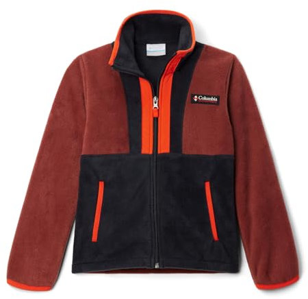 Columbia Gioventù Unisex Back Bowl II Full Zip Pile, Spezie/Nero/Speziato, L