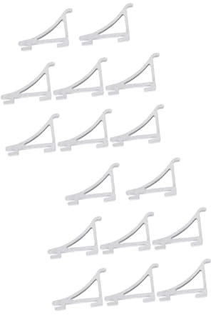 PartyKindom 16stücke Gefrierschrank Regalclips Kühlschrank Stützclips Aus Aluminium Einfache Installation Kühlschrank Zubehör Für Optimale Platznutzung Und Unterstützung