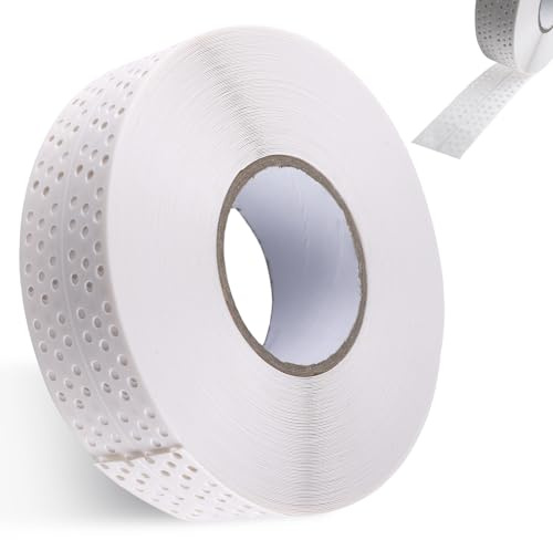 TOATELU Nahtabdeckband 5cmx40m Trockenbau - Selbstklebendes Gipskarton Fugenband mit Kantenschutz | Hochflexibel & Wiederverwendbar | 1 Rolle Premium-PVC Band