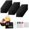 JMIATRY 40 Stück Tafeln zum Beschriften - 100x75MM, Kreidetafel Schilder, Buffet Schilder, Mini Tafeln Deko für Preise, Hochzeiten, Partys, Bäckereien