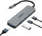USB C 3.2 Hub 10Gbps, USB C Adapter mit 2*USB C 3.2 und 2*USB A 3.2 Ports, Multiport Splitter aus Aluminium mit 60cm Kabel für iPhone 15/15 Pro, MacBook Pro, iMac, iPad Pro, Chromebook, Galaxy S23 usw