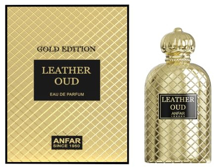 Leather Oud - Gold Edition by Anfar for Men - 3.4 oz EDP Spray