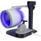 HEBEOT Turbo, Desktop-Turbine, blaues Licht, tragbarer Turbo-Motor, einstellbarer Luftstrom