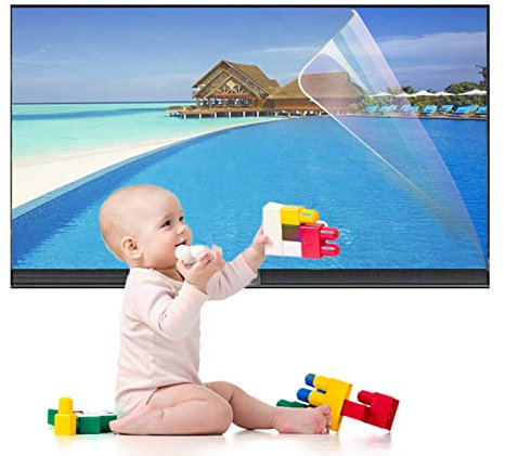 KELUNIS Anti Blaulicht Tv Displayschutz Mattierter Anti Blend Anti Kratz Film Reduziert Die ErmüDung Der Augen FüR 75-85 Zoll Fernseher Wiederverwendbar,82inch 1831x1049mm