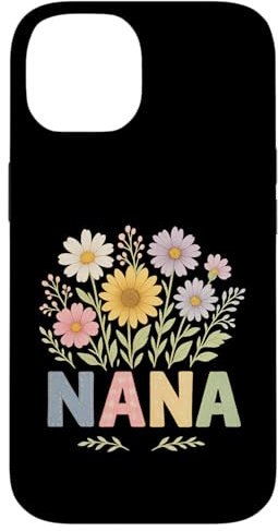 Nana Mothers Day Wildflower Floral Pastell Hülle für iPhone 14