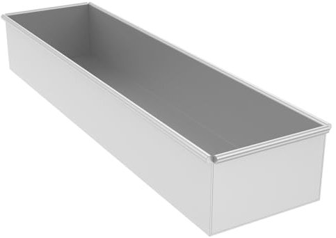 Molde rectangular de aluminio para tiramisú, bandeja rectangular para hornear queso, molde antiadherente para tartas, molde para mousse, molde de aleación de luminum para tarta de queso de tiramisú