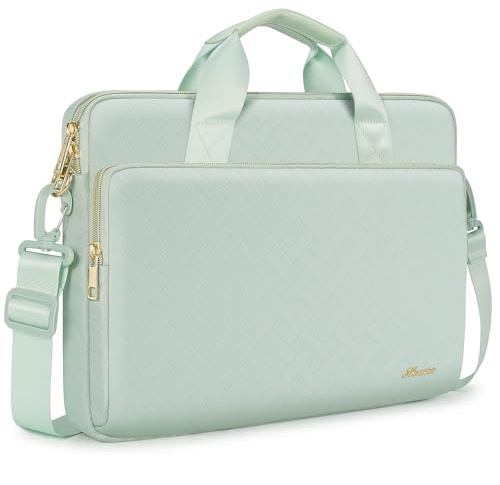 KIZUNA 13.3 Zoll Laptoptasche Tasche Laptop Notebook 13 Hülle für MacBook Pro 14 M5/14 Lenovo IdeaPad Pro 5i & Flex 5/ThinkPad X1 Carbon/Yoga Slim 7x/14.5 Dell XPS 14/HP Envy/Huawei Bag Sleeve,GRÜN