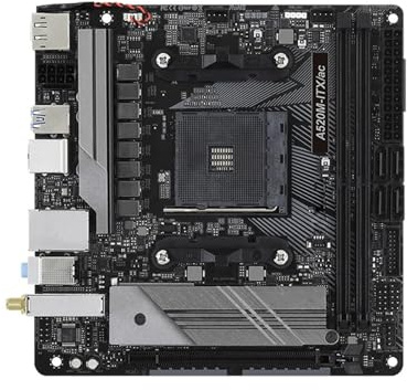 Fit For ASROCK A520M ITX/Ac Mini-ITX A520 DDR4 4733+(OC) MHz USB3.2 Max-64G Double Channel Socket AM4 Motherboard