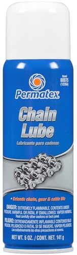 Permatex 80075 Chain Lube, 5 oz. aerosol can, Aerosol Can