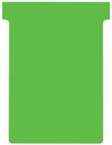 Nobo T-Karten oben 15 mm breit unten 92 x 80 x 120 mm Größe 3 100 Stück dunkelgrün