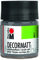 Marabu 14010005278 - Decormatt Acryl Hellgrau 278, 50 ml, samtmatte Acrylfarbe auf Wasserbasis, cremig und farbintensiv, speichelfest, wetterfest, zum freien Malen und Schablonieren