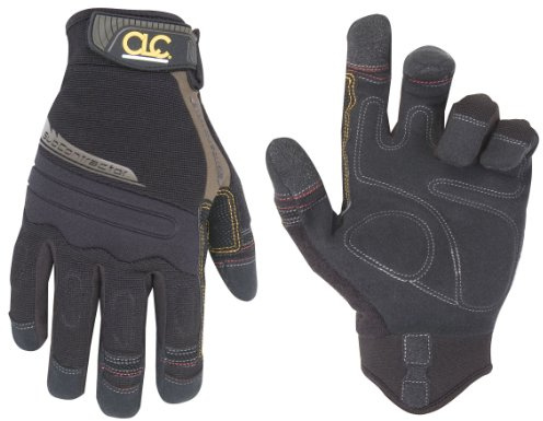 Custom Leathercraft130L Subcontractor Flex Grip Work Gloves, Large