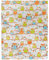 alles-meine.de GmbH Deko Stoff - 15 m * 29 cm - lustige Eule auf AST - mit Glitzer - ideal z.B. als Tischläufer/Tischdeko zum Schulbeginn - Eulen Tiere - Tischdecke Chiffon..