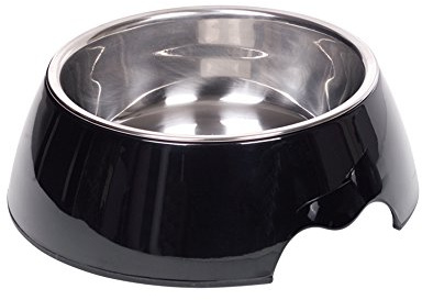 Nobby Melamin Napf NOBLY schwarz L: 22 x 7,5 cm, 700 ml