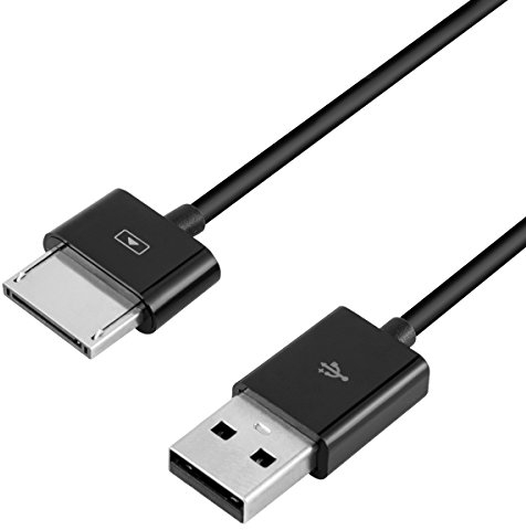 kwmobile Chargeur Compatible avec ASUS Transformer Pad TF600 TF600T TF701 TF810C - Câble de Chargement 36 pin pour Tablette - Noir