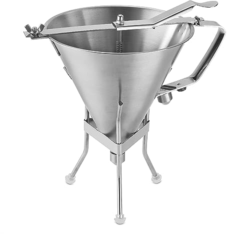 Entonnoir Doseur à Piston Inox 1 L - Pujadas - Inox0,1