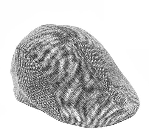 Hugestore Baseball-Cap mit gebogenem Schild, Unisex grau