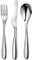 Robert Welch Stanton Bright, 3 Piece Children's Cutlery Set. Made from Stainless Steel. Dishwasher Safe.
