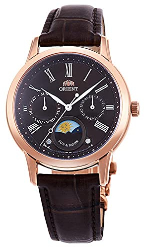 Orient Damen Analog Quarz Uhr mit Leder Armband RA-KA0002Y10B