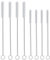 ALINK Extra Wide Drinking Straw Cleaning Brush Kit, Pack of 8, 4-pcs 9 x 12 mm Cleaner for Boba Smoothie Straws, 4-pcs 7.5 x 7 mm Cleaner for Stainless Steel Tumbler Straws