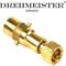 DREHMEISTER Bajonett LPG Adapter Gasflaschen Adapter Großbritannien Holland Norwegen Spanien Gasflasche befüllen +Beutel