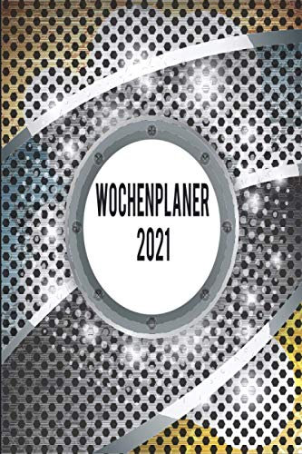 Wochenplaner 2021: Wochenplaner zum notieren, organisieren und planen DIN A5. Kalender / Terminkalender / Monats- / Tagesübersicht / Kontakt- / Geburtstags listen / Modern Spot