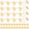 UNICRAFTALE 100 Stk Flache Runde Ohrstecker Rohlinge8mm Golden Flach Pad Ohrringe Rohlinge Edelstahl DIY Ohrringe Basteln Mit Ohrring Verschluss für Ohrringe Selber Machen Schmuckherstellung