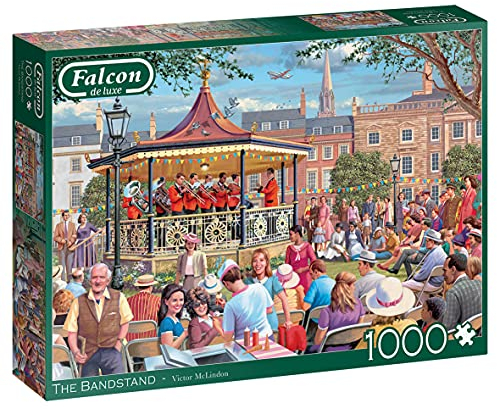 Falcon 11330 The Bandstand-1000 Teile Puzzlespiel, Mehrfarben
