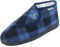 Dunlop Mens Adjustable Quick Easy Touch Fastening Orthopaedic Boot Slippers - Washable Hook and Loop Cosy Winter Bootie Slippers Men Size 9 UK