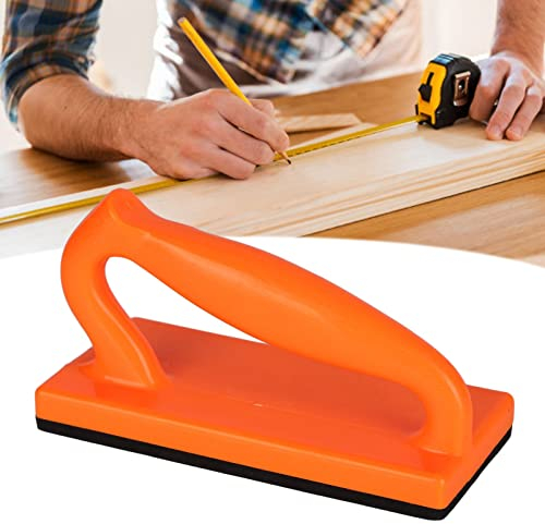Safety Push Block, Woodworking Push Block Stick, Wood Cutting Push Stick, Orange Safety Pushes Block Sticks for Table Saws 6 x 3in(Oblique Type)