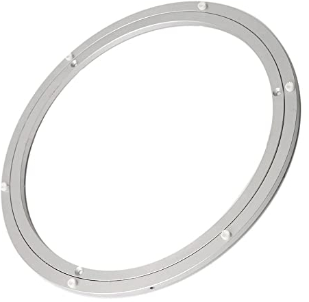 Drehlager aus Aluminiumlegierung, 8 zoll Drehteller aus Aluminiumlegierung, Robuste Kugellager Drehplatte, Druckkugellager Tisch Drehbar für Esstisch TV Monitor Tischplatte Serving Hause Restaurante