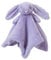 Apricot Lamb Cobija de peluche con diseño de conejito morado, manta de seguridad para bebé, manta de personajes de lujo, acurrucada y adorable (conejo morado)