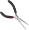 Steel Long Nose Pliers Pliers Tool Long Needle Nose Pliers Watch Jewelry Repair for Repair Handmade Handicraft Tool, Black