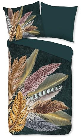Traumschloss Renforcé Bettwäsche - weiche Federn 155x220 / 80x80